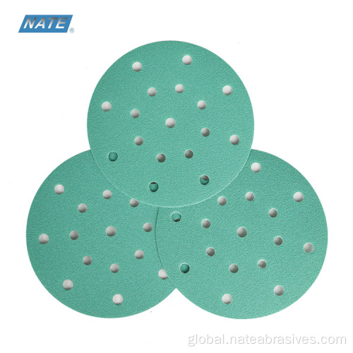 150mm Abrasive Sandpaper Green Sanding Disc 150mm green Film Abrasive Sandpaper Supplier